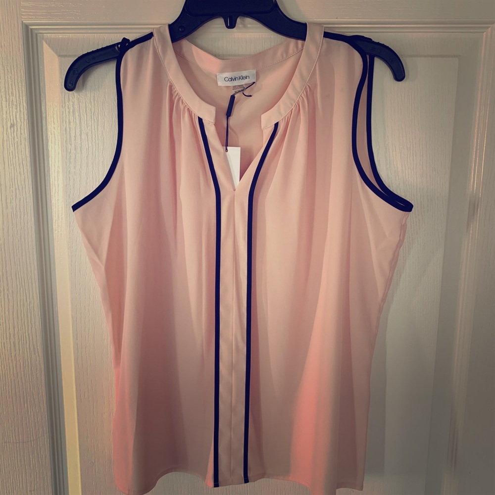 Calvin Klein rose blouse